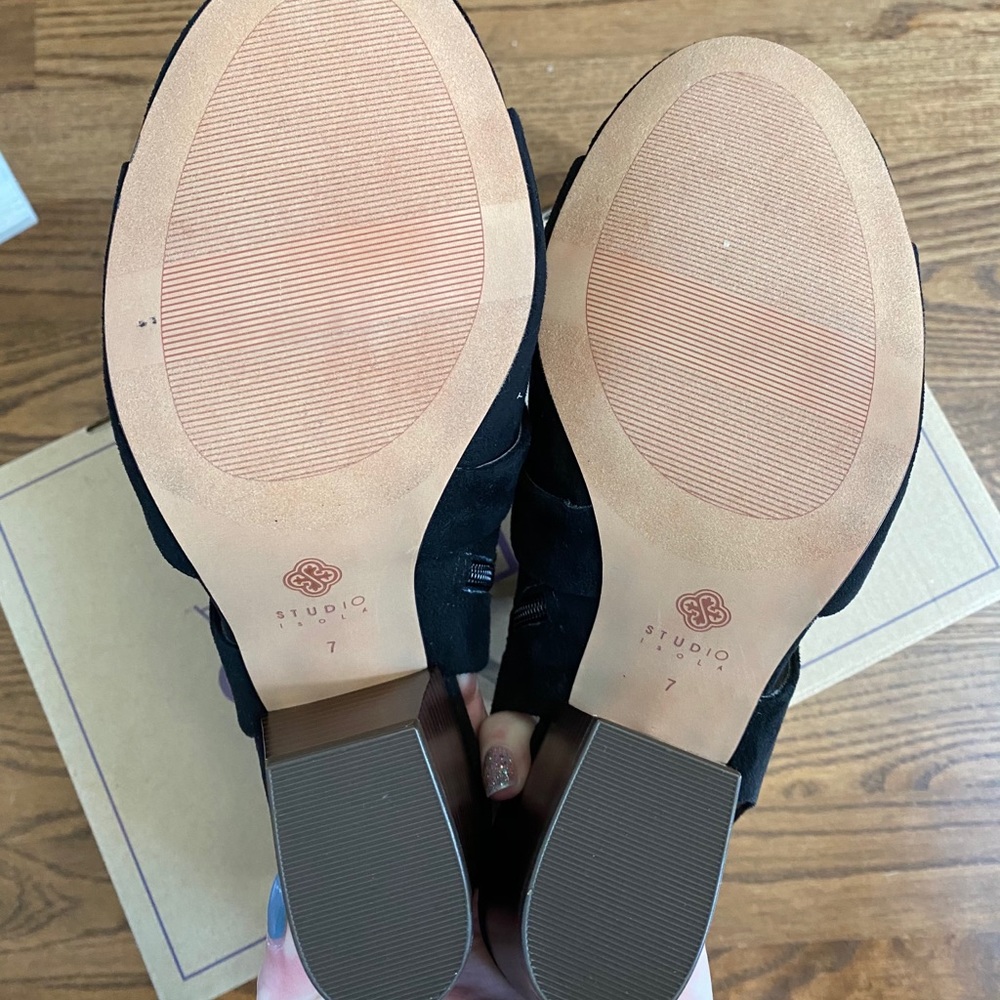 Open Toe Booties - Picture 6 of 6